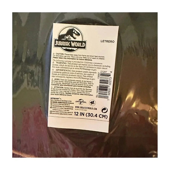 Jurassic World Wall Hanger Decor 15 x 12 inch Rope Hanger Bedroom Party Deco New - Picture 6 of 6